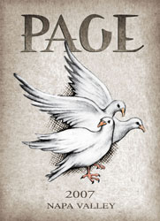 Wine Label for Page Wine Cellars